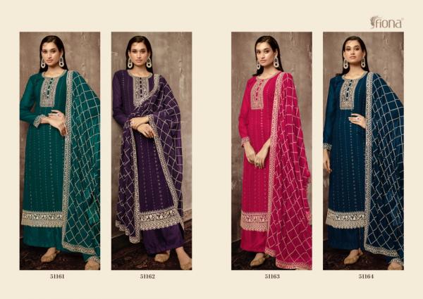 Fiona Hirwa 51161 Series Designer Georgette Salwar Suits Collection