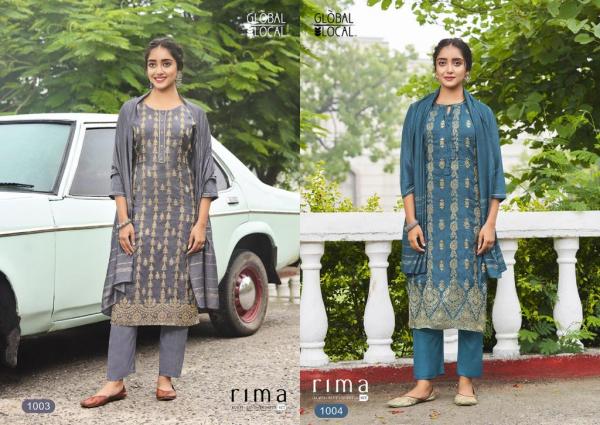 Global Loacal Rima Viscose Elegant Designer Readymade Suit