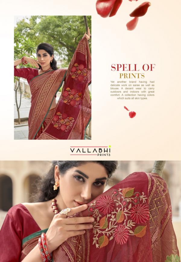 VALLABHI PRINT MIRISHA BRASSO EXCLUSIVE PRINT SAREE CATALOG