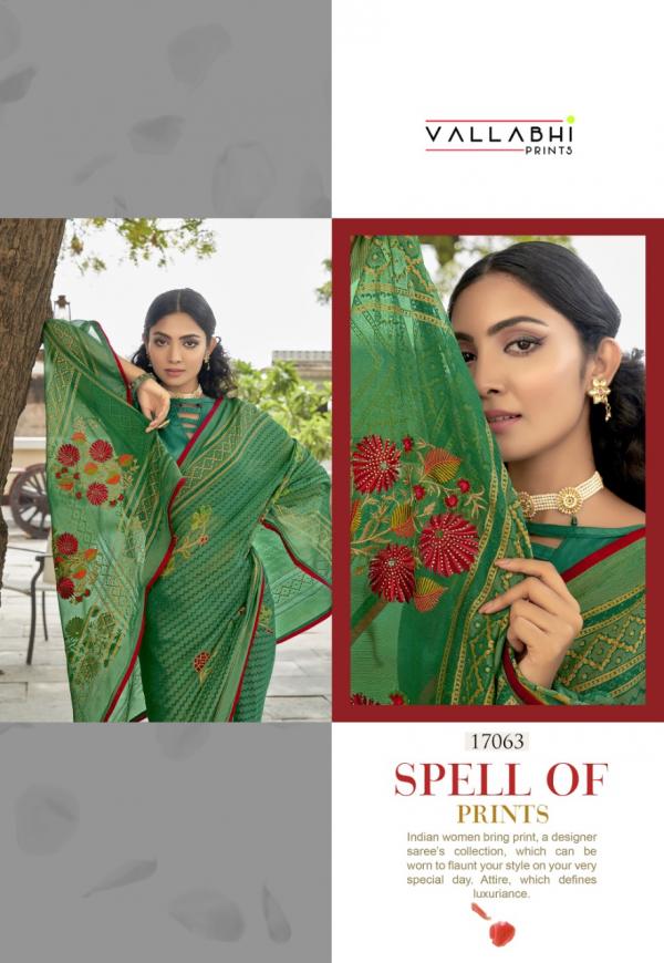 VALLABHI PRINT MIRISHA BRASSO EXCLUSIVE PRINT SAREE CATALOG