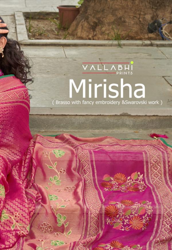 VALLABHI PRINT MIRISHA BRASSO EXCLUSIVE PRINT SAREE CATALOG