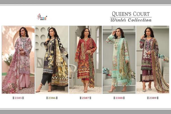 Shree Queens Court Winter Collection Pashmina DesignerPakistani Suits