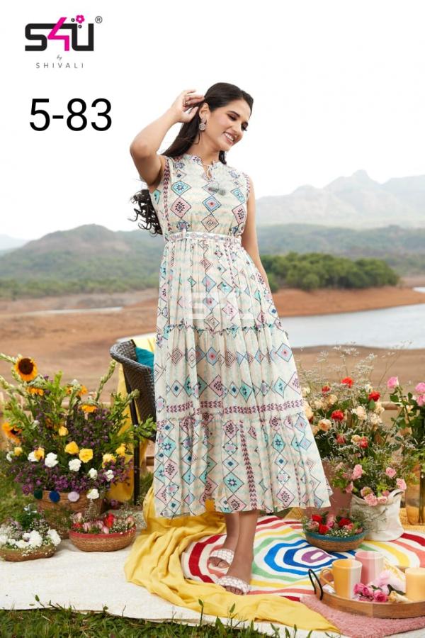 S4u 5 83 Fancy Wear Modern Style Kurti Collection