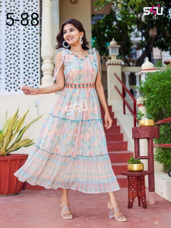 S4u 5 88 Fancy Wear Modern Style Kurti Collection