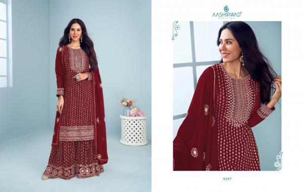 Aashirwad Gulkand Zaina 9296 Series Georgette Designer Salwar Kameez