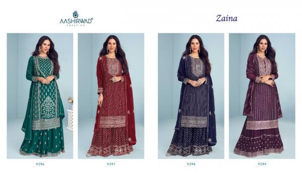 Aashirwad Gulkand Zaina 9296 Series Georgette Designer Salwar Kameez