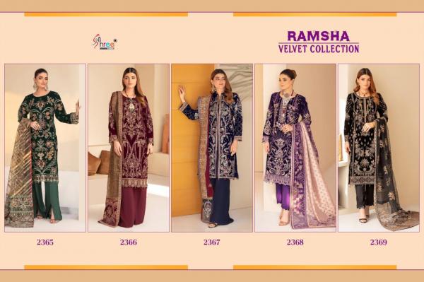 Shree Ramsha Velvet  Designer Collection Pakistani Salwar Suit