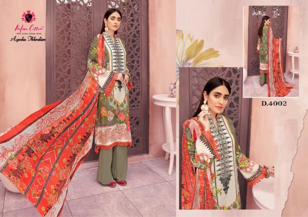 Nafisa Ayesha Ibrahim Vol-4 Cotton Patiyala Dress Material