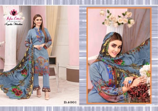 Nafisa Ayesha Ibrahim Vol-4 Cotton Patiyala Dress Material