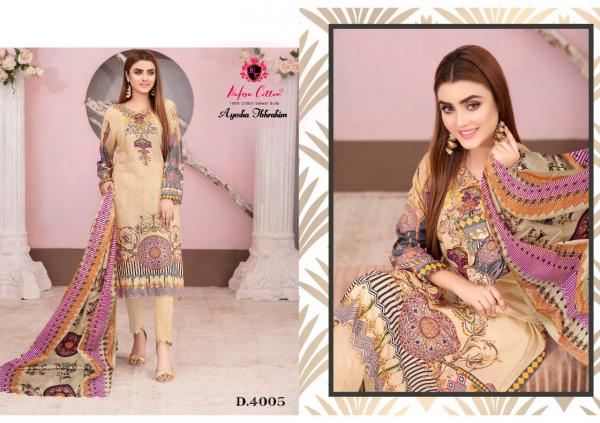 Nafisa Ayesha Ibrahim Vol-4 Cotton Patiyala Dress Material