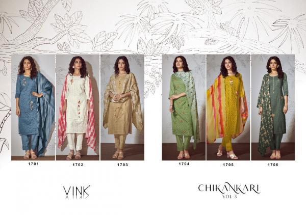 Vink Chikankari 3 Exclusive Wear Cotton Designer Readymade suit