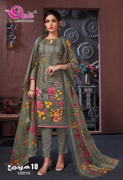 Devi Zoya Vol-10 cotton Designer Patiyala Dress Material