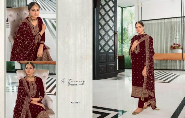 Zisa Khwaish 2 Festive Wear Georgette Designer Salwar Suits