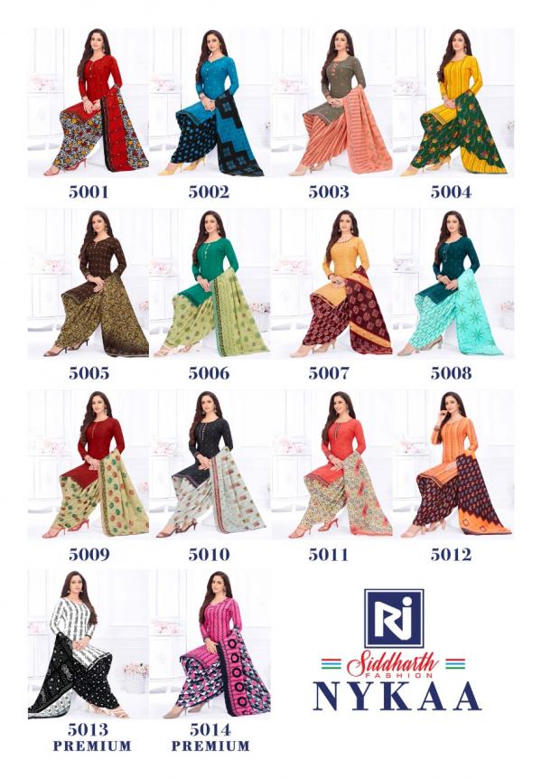 Siddharth Nykaa Vol-5 Cotton Designer Printed Readymade Suit