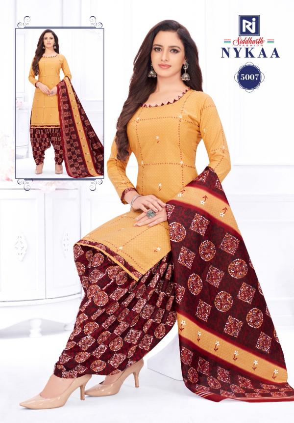 Siddharth Nykaa Vol-5 Cotton Designer Printed Readymade Suit