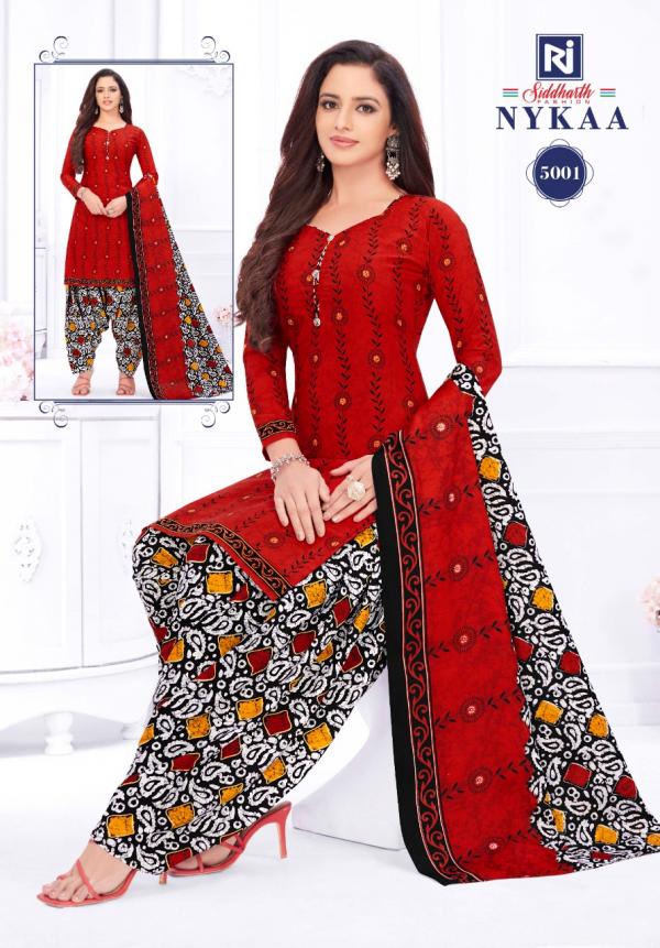 Siddharth Nykaa Vol-5 Cotton Designer Printed Readymade Suit