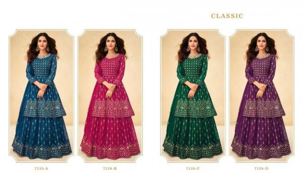 Gulkayra 7139 Colour Georgette Embroidery Wear Salwar Kameez