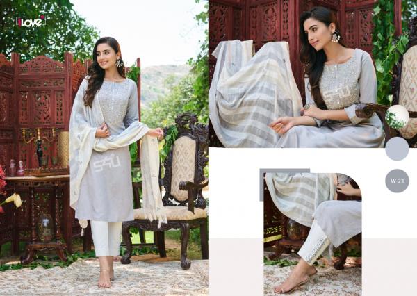 1Love Womaniya Exclusive Wear Viscose Readymade Suit