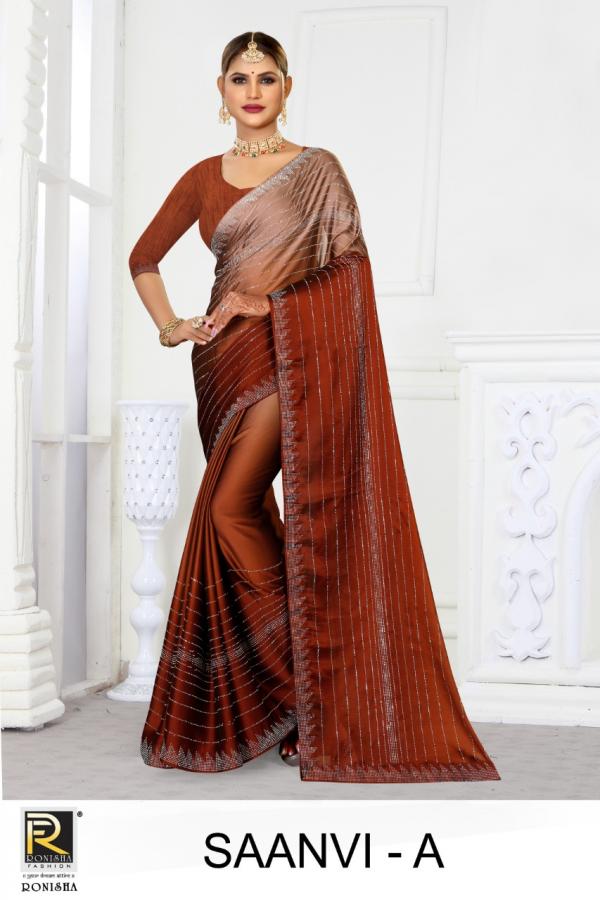 Ronisha Saanvi Festive Wear Silk Saree Collection