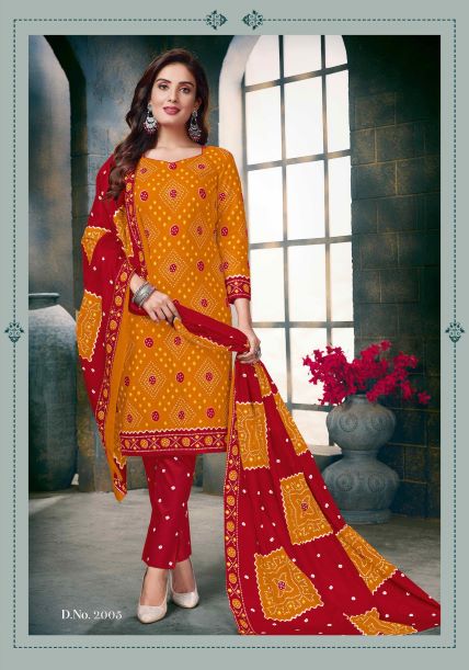 SC Bandhani Vol-2 Cotton Printed Designer Dress Material