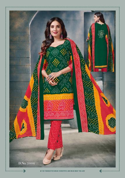 SC Bandhani Vol-2 Cotton Printed Designer Dress Material