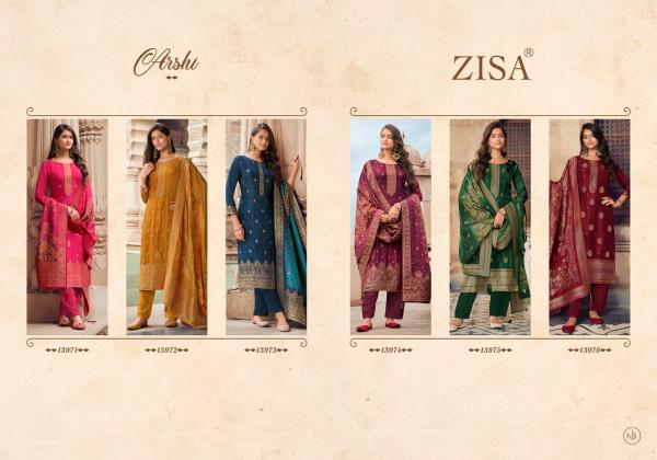 Zisa Arshi Festive Wear Designer Jacquard Salwar Kameez Collection