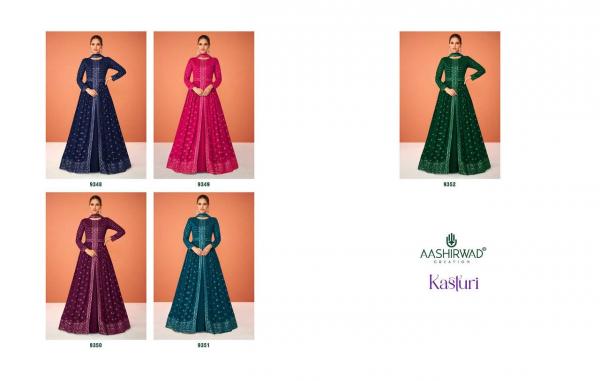 Aashirwad Gulkand Kasturi 9348 Series georgette Designer Salwar Kameez