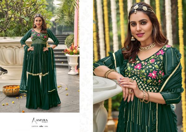 Amyra Lotus Georgette designer Exclusive Wear Designer Salwar Kameez