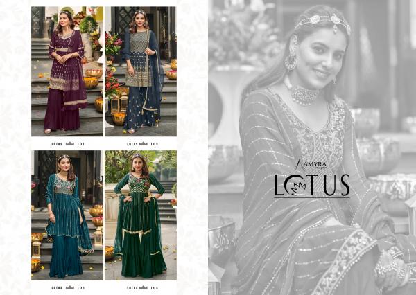 Amyra Lotus Georgette designer Exclusive Wear Designer Salwar Kameez