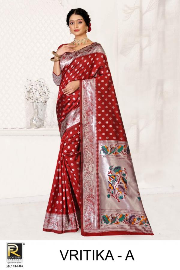 Ronisha Vritika Casual Wear Silk Designer Saree Collection