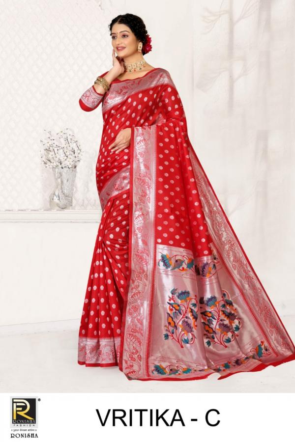 Ronisha Vritika Casual Wear Silk Designer Saree Collection