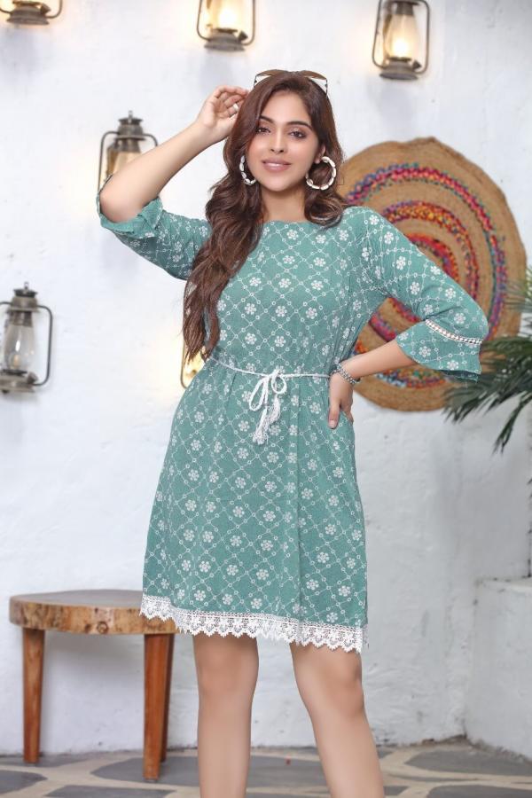 Hiva Cupid Rayon Designer Wear Short Kurti Collection