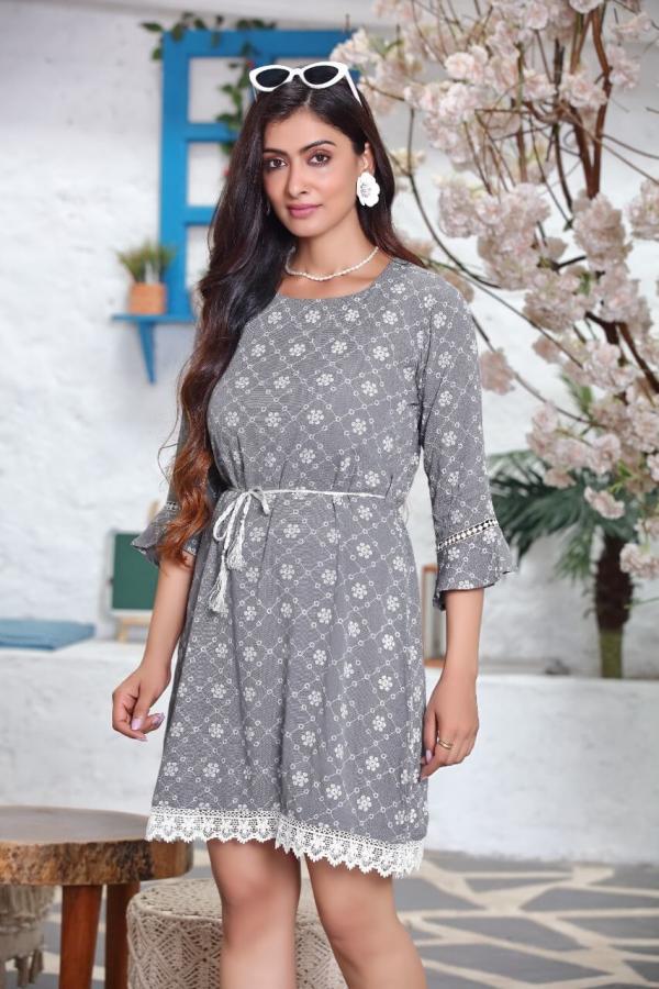 Hiva Cupid Rayon Designer Wear Short Kurti Collection