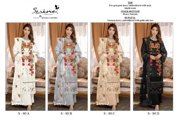 Serene S 80 Georgette Wear Pakistani Salwar Kameez Collection