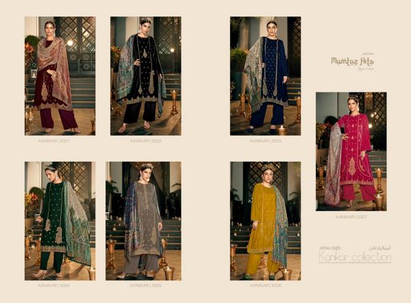 Mumtaz Kanikar Collection Embroidery Velvet Wear Salwar Suits