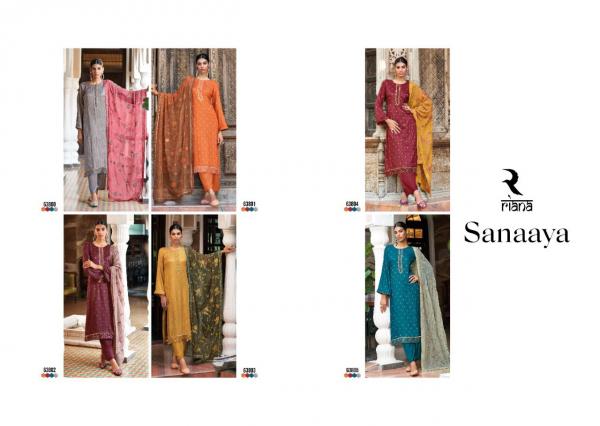 Riana Sanaaya 63800 Series Jacquard Designer Salwar Suits Collection