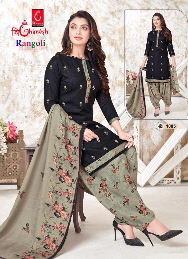 Vighanesh Rangoli Vol-1 Cotton Print Designer Exclusive Dress Material