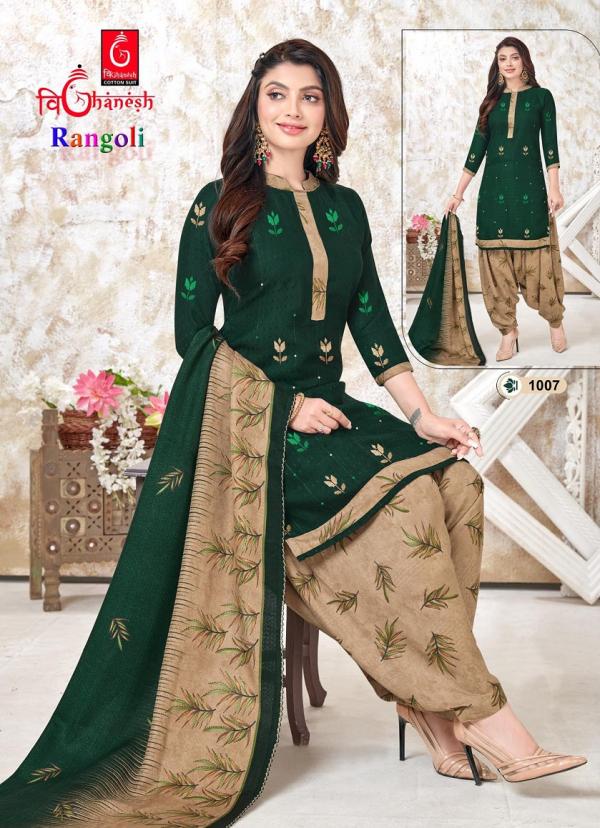 Vighanesh Rangoli Vol-1 Cotton Print Designer Exclusive Dress Material