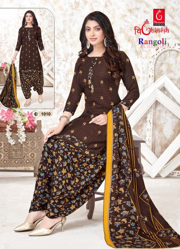 Vighanesh Rangoli Vol-1 Cotton Print Designer Exclusive Dress Material