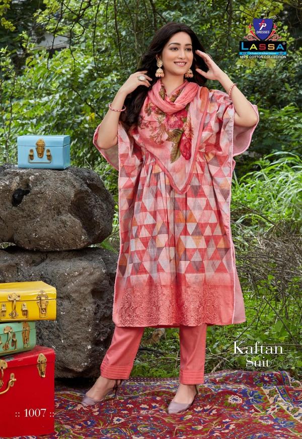 AP Lassa Kaftan Suit Vol-1 Cotton Designer Print Dress Material