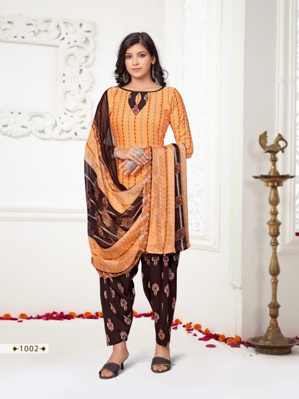 Rajna American Crepe Designer Printed Exclusive Dress Material