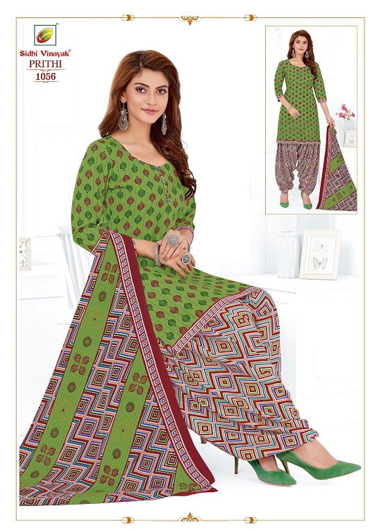 Sidhi Vinayak Prithi Vol-1 Cotton Designer Patiyala Readymade Suit