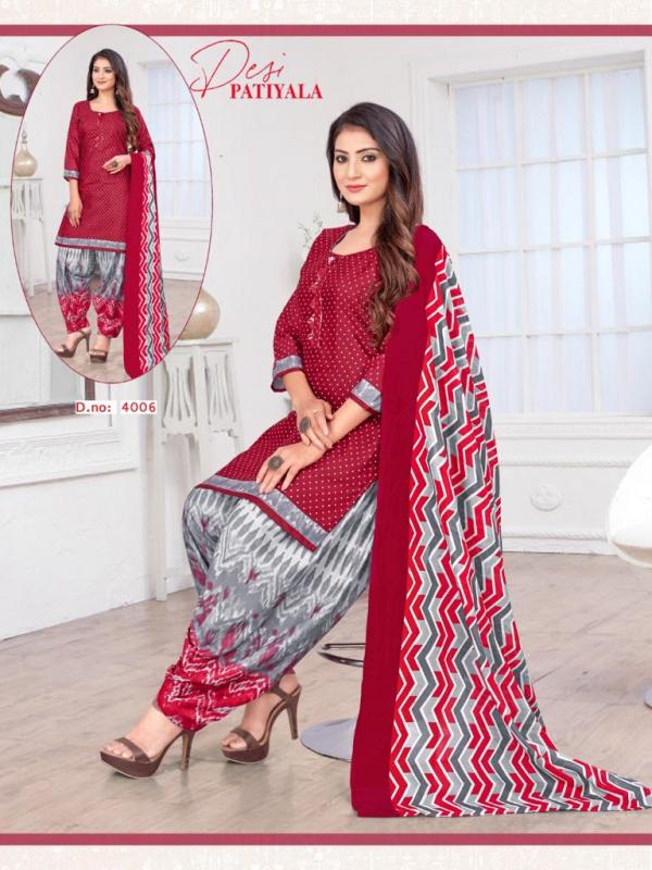 Ganesha Desi Patiyala Vol 4 cotton Designer Readymade Suit