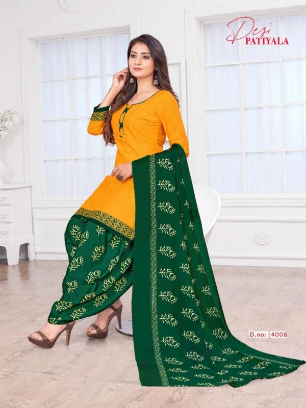 Ganesha Desi Patiyala Vol 4 cotton Designer Readymade Suit