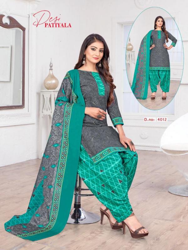 Ganesha Desi Patiyala Vol 4 cotton Designer Readymade Suit