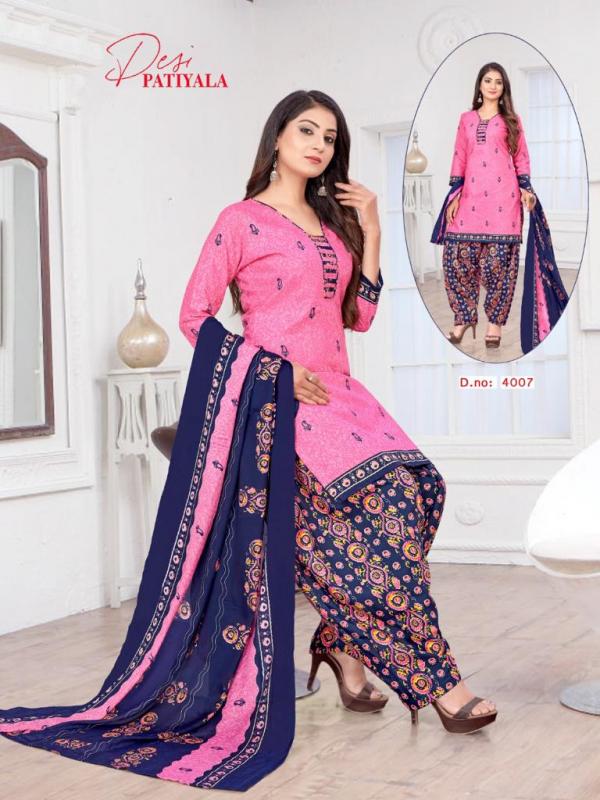 Ganesha Desi Patiyala Vol 4 cotton Designer Readymade Suit