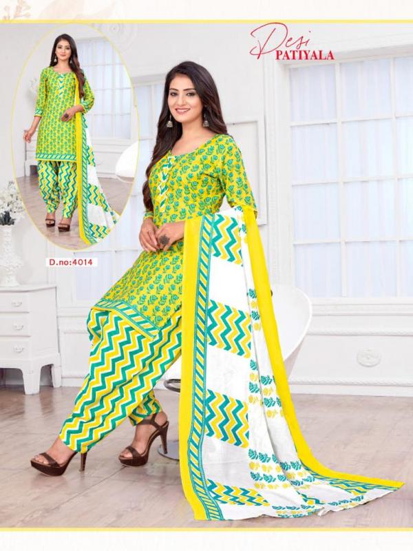 Ganesha Desi Patiyala Vol 4 cotton Designer Readymade Suit