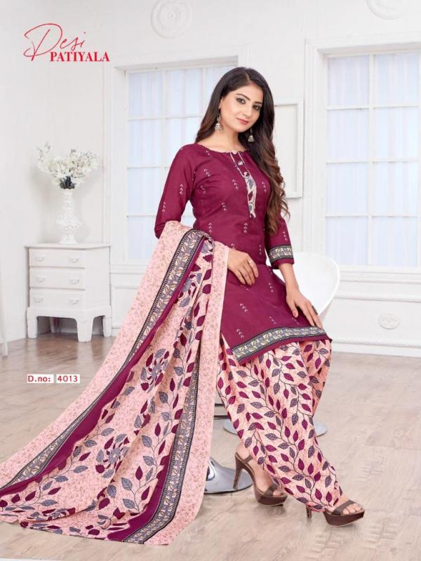 Ganesha Desi Patiyala Vol 4 cotton Designer Readymade Suit