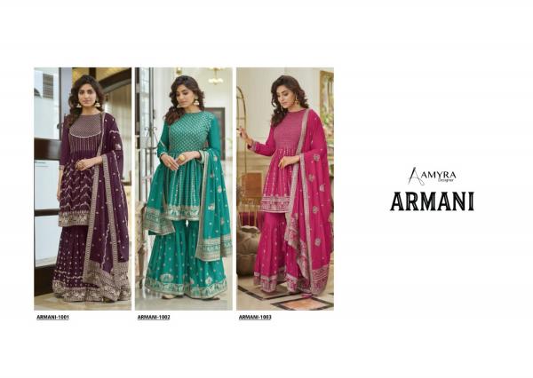 Amyra Armani Festive Wear Georgette Designer Salwar Kameez