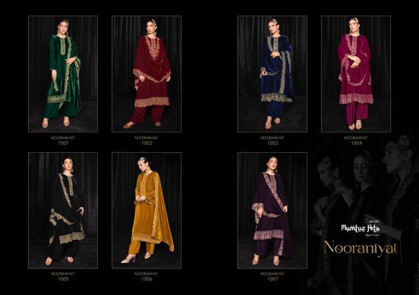 Mumtaz Nooraniyat Velvet  Embroidery Wear Velvet Salwar Kameez